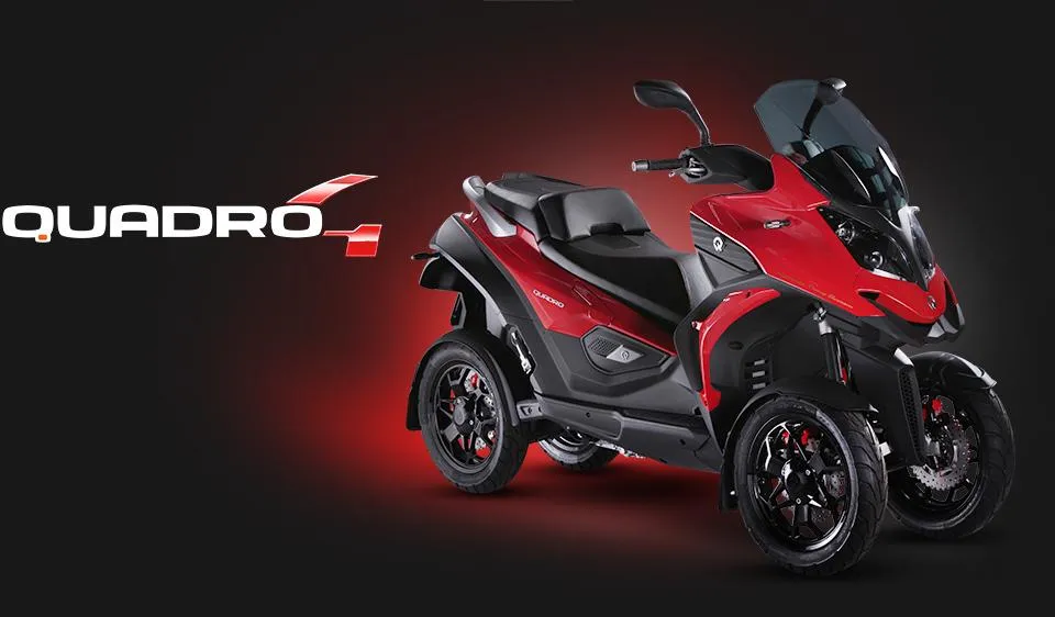 Arriva Quadro4 lo scooter a 4 ruote (FOTO)