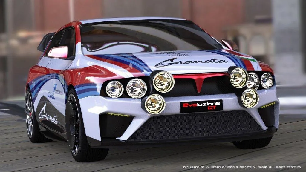 Lancia Delta Evoluzione GT, spuntano altre immagini (FOTO E VIDEO)