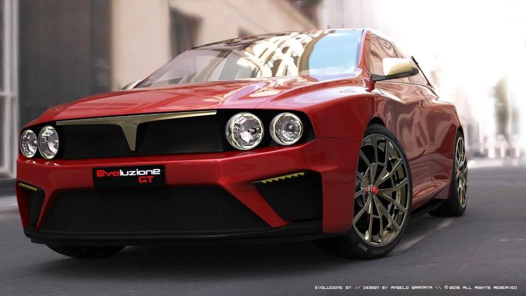 Lancia Delta Evoluzione GT, spuntano altre immagini (FOTO E VIDEO)