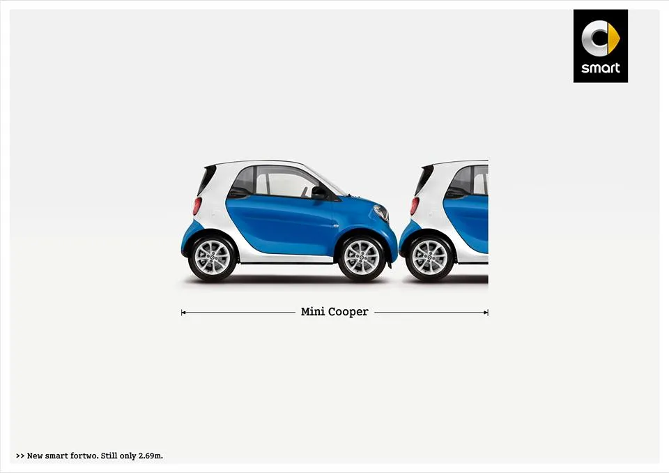 Smart e la pubblicità comparativa che agita il web (FOTO)