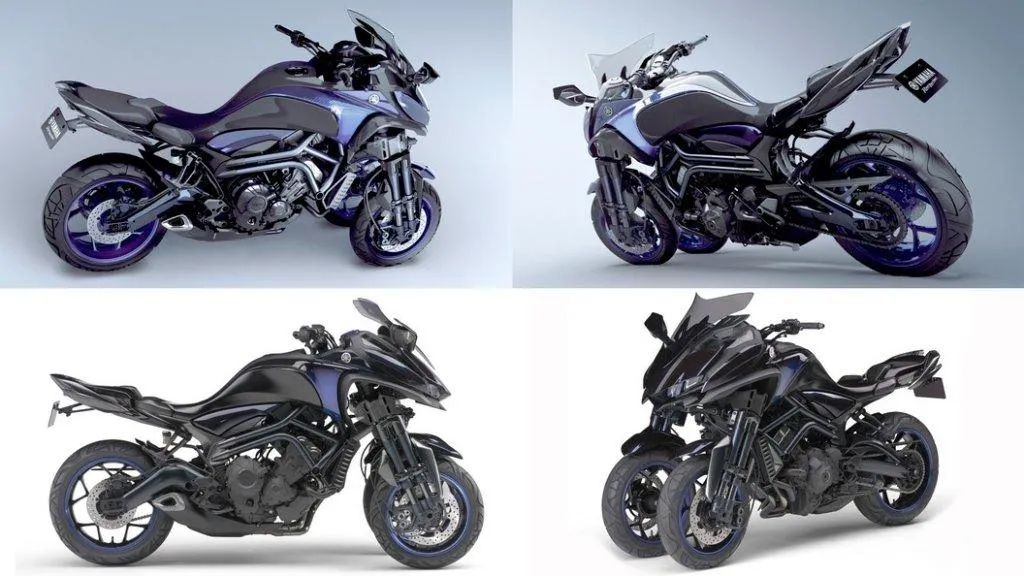 Diverse visuali della tre ruote Yamaha-cndit.com