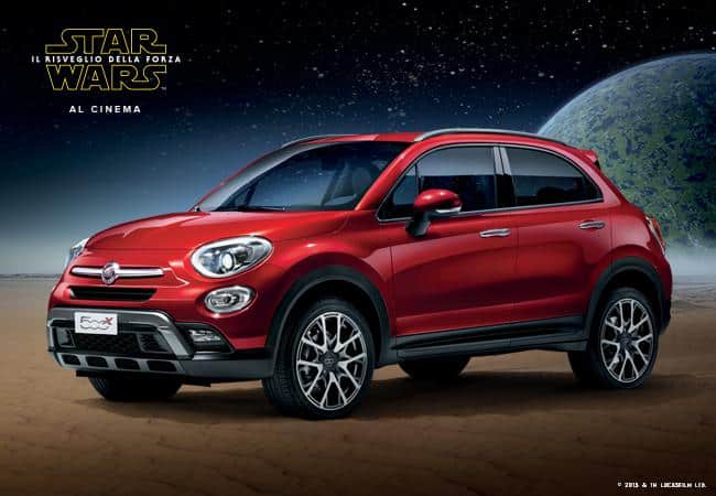 Anche la 500X abbraccia Star Wars fonte: Fiat.it