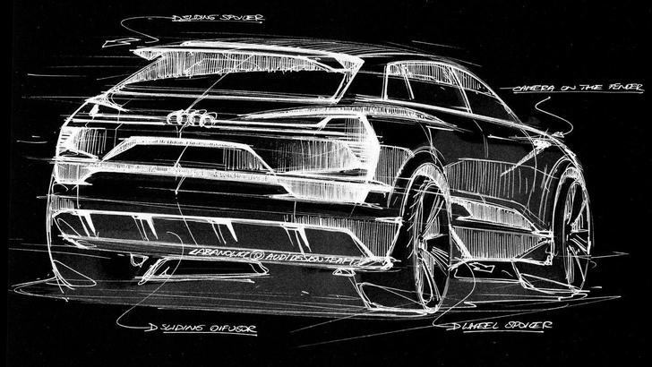  Audi e-tron Quattro, concept a cui si ispirerà la gamma dei SUV elettrici foto: tuttosport.com