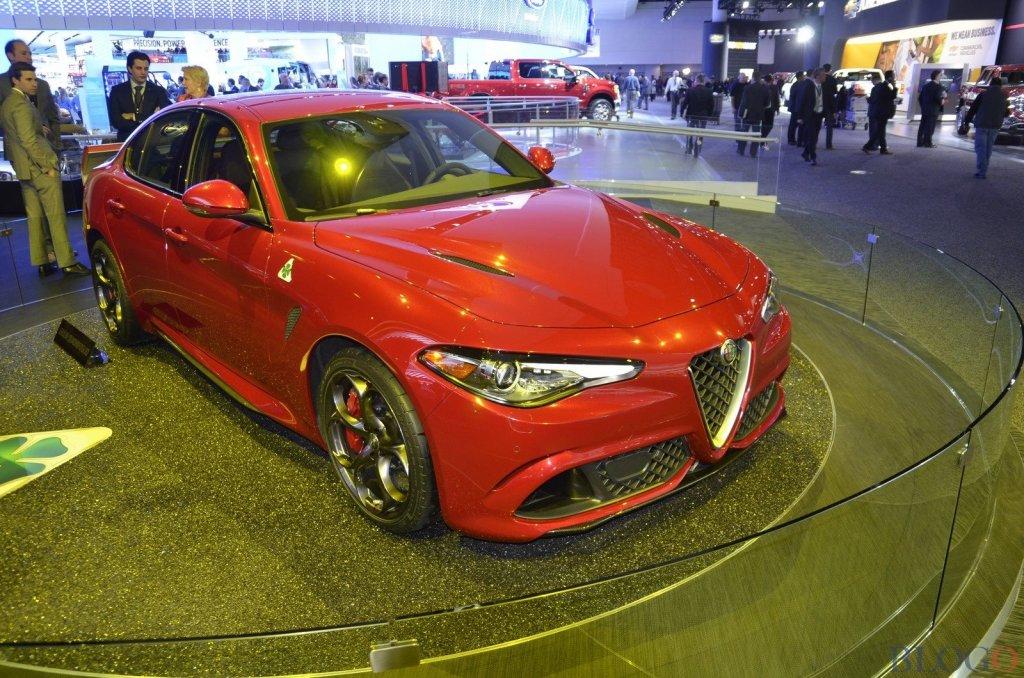 L'Alfa Romeo Giulia al Salone di Detroit - Foto Blogo tratta dalla pagina Facebook "Alfa Romeo Project 952"